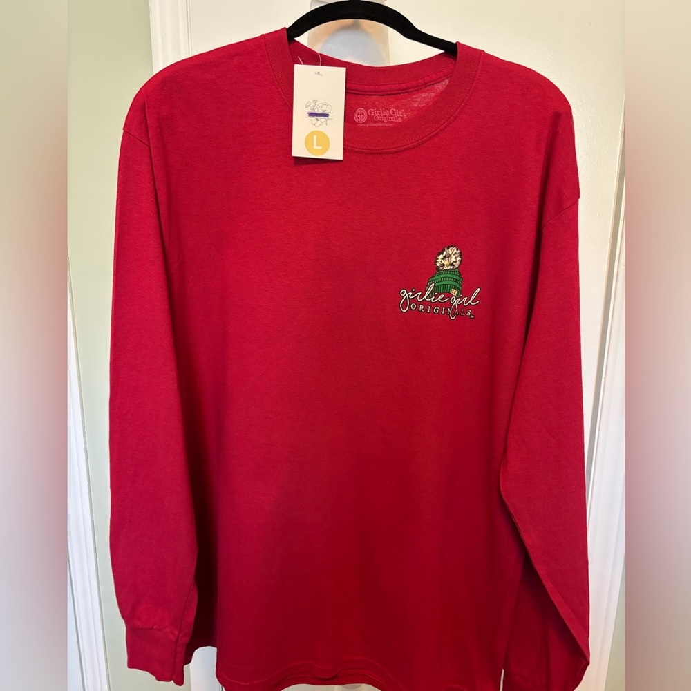 Girlie Girl LS T-shirt, “Heifer its cold outside”